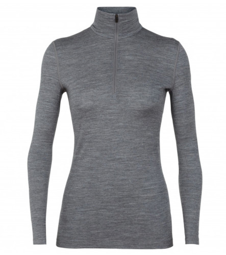 Icebreaker zip top - icebreaker, grau