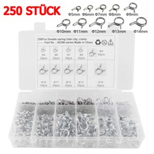 250 tlg Benzinschlauch Klemmen