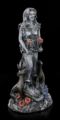 Hekate figur mit zwei hunden - hekate,