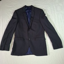 C&A Konfirmationsanzug, Jacket Gr. 44, Hose Gr. 88 Long, Slim Fit, Dunkelblau