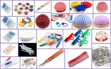 Nähzubehör Nadeln Stecknadeln Nadelkissen Nähmaschinennadeln Auftrennet usw.