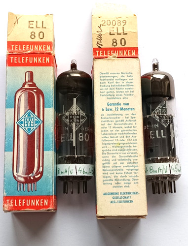 Ell80 telefunken röhren - ell80,