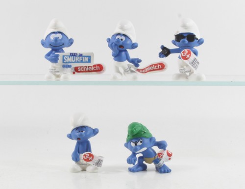 Schlumpf schlümpfe 5 x - schlumpf, ==