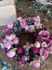Trockenblumenkranz 17 cm –