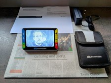 SCHWEIZER eMag50HD elektronische Leselupe Lupe Lesehilfe wie NEU!!!
