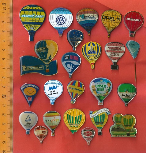 Ballon pins brosche - x,