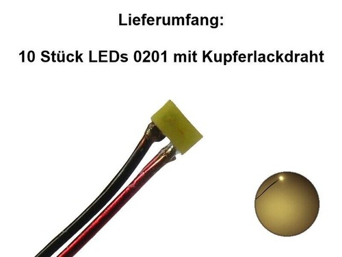 Smd led 0201 mit - mit, kabel