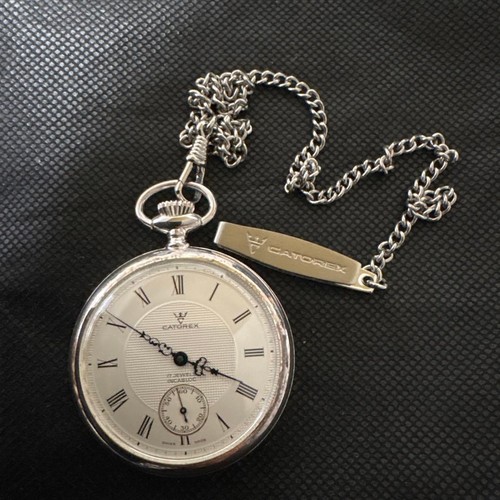 Catorex silberne taschenuhr - catorex,