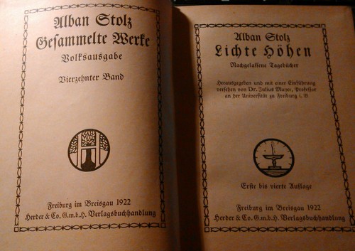 Lichte höhen alban stolz - lichte,