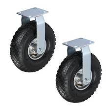 Bockrolle Schwerlastrolle Transportrolle 2er Set Schwerlastrad 3.00-4 Luftreifen