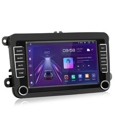 Android 14 Radio Carplay GPS Navi SWC DAB+ Für VW Golf 5 6 Polo T5 Touran Passat