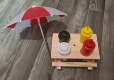 Dekorativer Picknick-Tisch für Grill-Saucen NEU