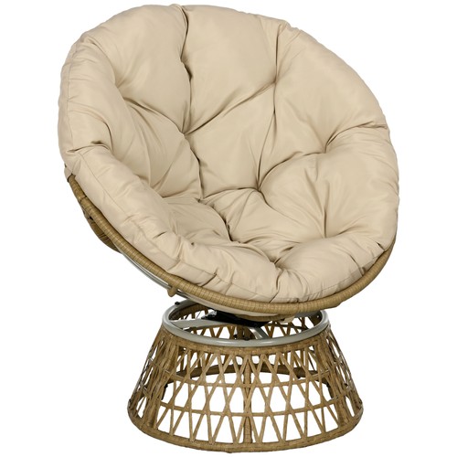 Papasansessel rattan 360 grad - rattan,