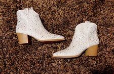 NEU weiße mit GLITZERSTEINEN