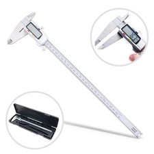 Edelstahl Digital-Messschieber Innen Schieblehre Präzisionsschieber LCD 300mm