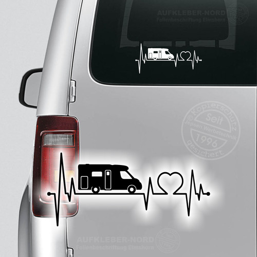 Herzschlag wohnmobil 20cm - wohnmobil,