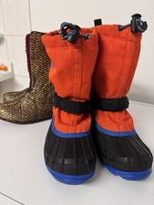 Kamik Wetterstiefel Outdoorstiefel Winterstiefel Kinder Gr. 38 Orange