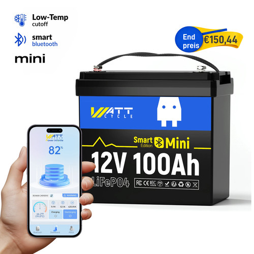 Wattcycle lifepo4 100ah 12v - wattcycle,