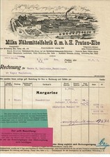Alte Rechnung 1922 Milka Nährmittelfabrik Pratau-Elbe Litho rar
