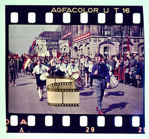 Agfacolor dia ddr parade - agfacolor,