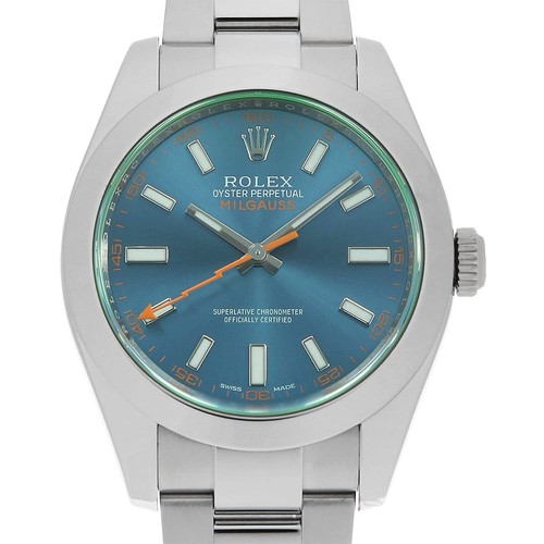 Rolex milgauss blue 116400gv - blue,