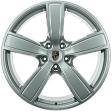 Original Porsche Cayenne 9Y 22 Zoll Sport Classic II Felgen 9Y0601025AP / AQ Sil