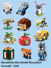 LEGO: Monatliche Bauaktion, Auswahl - 2016