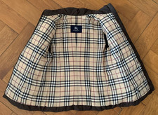 Burberry Winterjacke/Daunenjacke für Damen, dunkelbraun, ohne Kapuze, Gr. 40