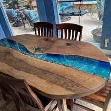 Kaufen Oval Epoxid Tischplatte