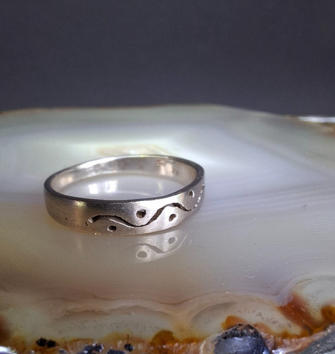 Ring silber 925 bandring - bandring, fein