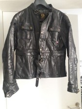 Belstaff Kinderlederjacke Schwarz Gr. 14 passt Auch Damen Gr. 36