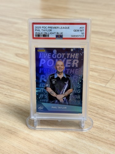 Phil taylor pdc panini premier - taylor,
