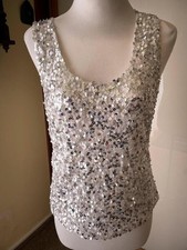 Vera Mont Glitzertop, silber