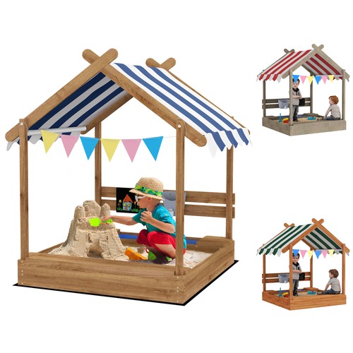 Sandkasten mit dach - sandkasten, sandkiste