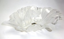 Walther Glas Schale Servierschale 40 cm Blätter Deko Obstschale