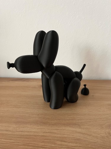 Ballon dog hund poop art - dog,
