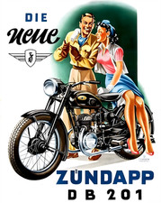 Zündapp DB 201 1951 Retro