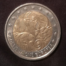 Euro münze italien - 2-euro-münze, 1