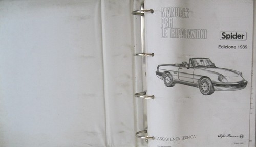 Alfa romeo spider manuale - romeo, per