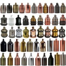 Lampenfassung Retro Edison Lampe Antik Metall E27 Vintage Lampenfassungen Sockel