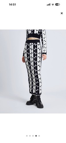 Damen strickrock lang - strickrock,