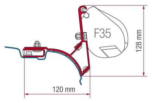 Fiamma f35 adapter set - adapter-set, markise