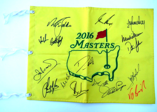 Masters flag 2016 - masters, signiert