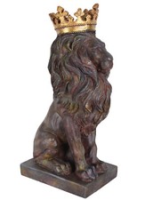 Löwenstatue Gartenfigur Löwenfigur Gartenlöwe Löwe Gartendeko Tierfigur Parkdeko