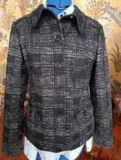 Basler Damen Blazer 80% Schurwolle 40 M meliert grau innen Viskose wie neu