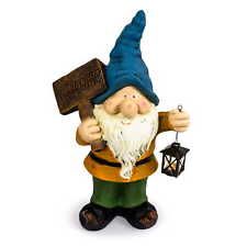 Gartenzwerg , "Welcome" mit Laterne 68,2 cm