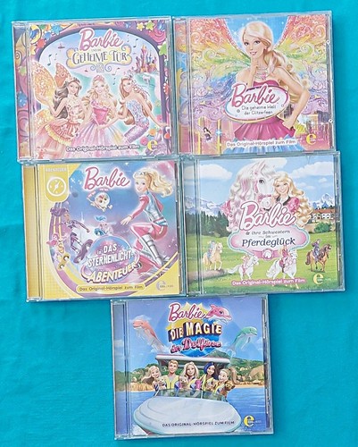 Barbie hörspiel cds - 5x,