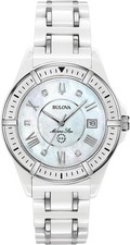 BULOVA Damen Armbanduhr Marine