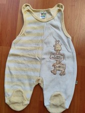 Babystrampler, Gr. 50/56 in Gelb