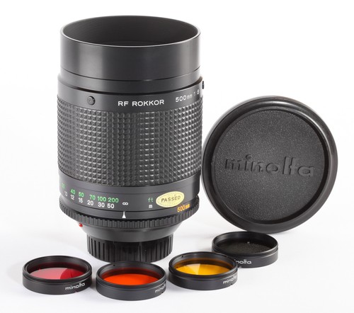 Minolta rokkor 500mm shp - rf, 8/500mm